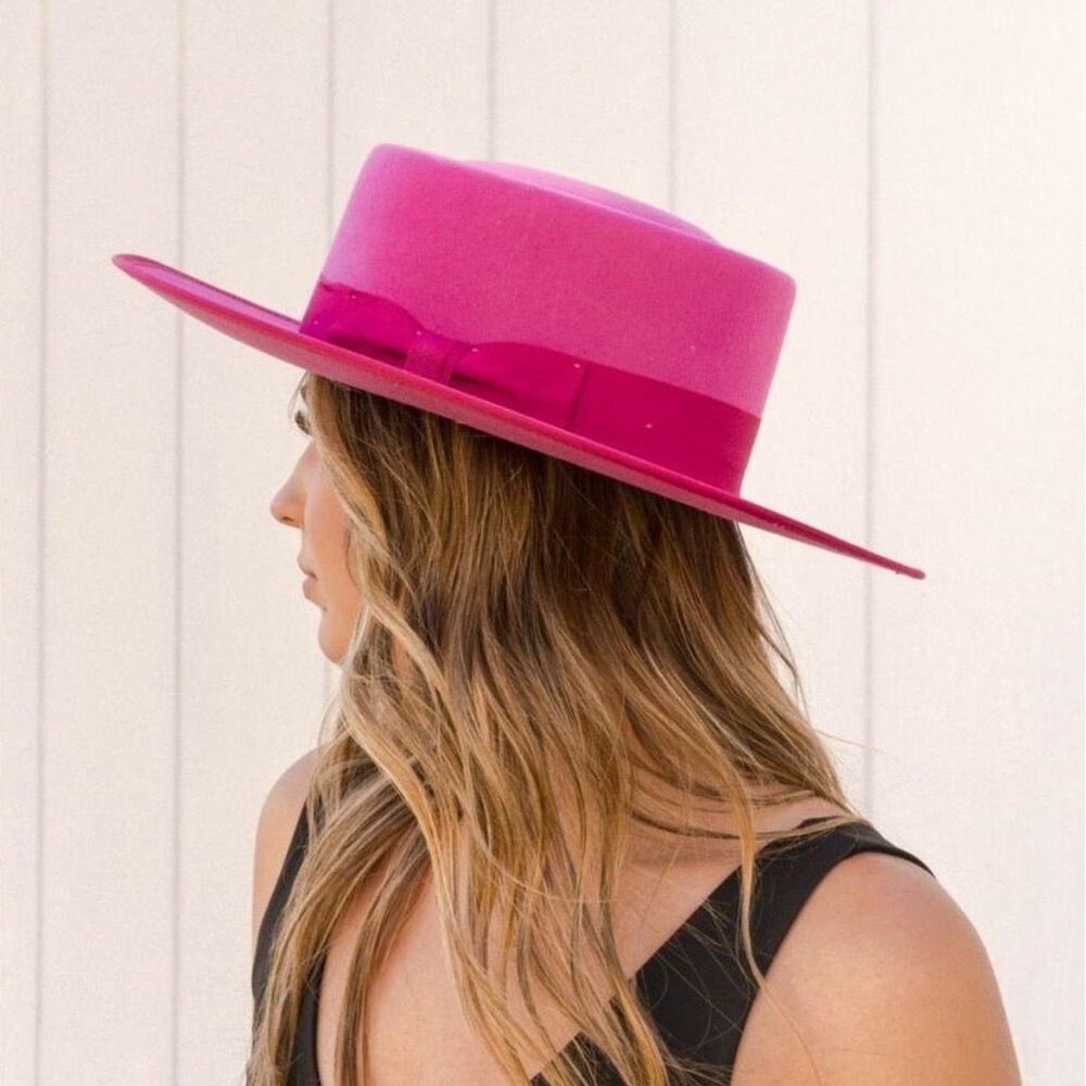 Dahlia Pink Gambler Hat